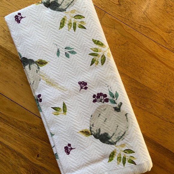 Farmhouse Pumpkin Harvest Kitchen Towel Set - Picture 2 of 6